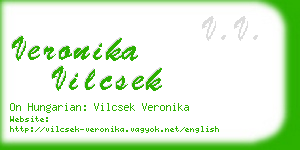 veronika vilcsek business card